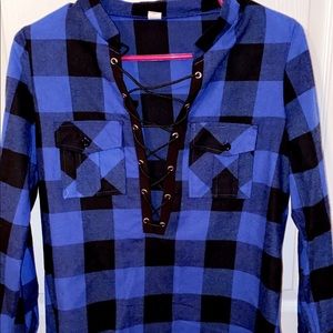 Flannel dress shirt